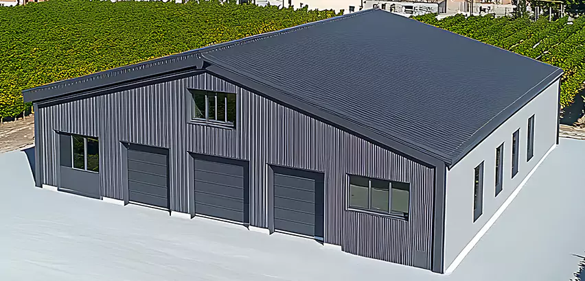 Corrugated Garage Roof Repair in Carpentersville