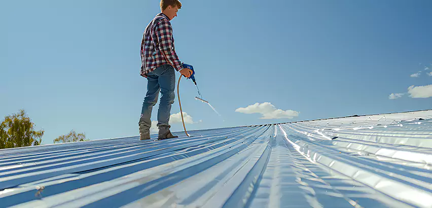 EPDM Roofing Installation Drip Edge in Carpentersville
