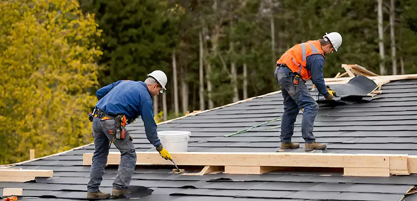 Garage Felt Roof Replacement in Carpentersville