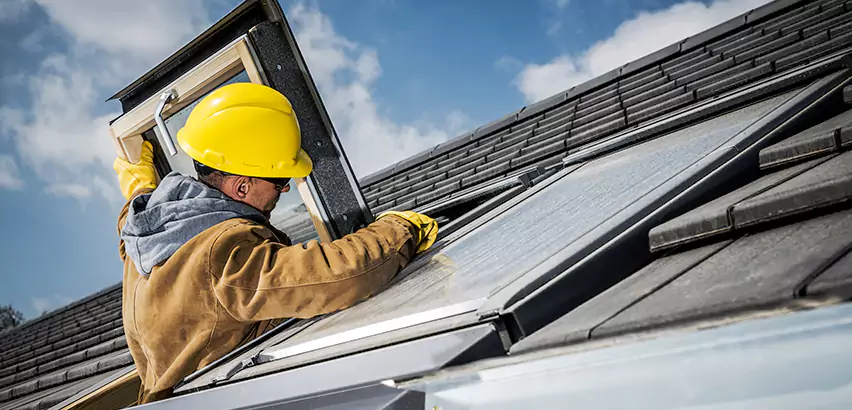Skylight Flashing Repair in Carpentersville