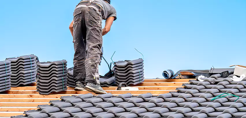 Replacing Tile Roof Underlayment in Carpentersville