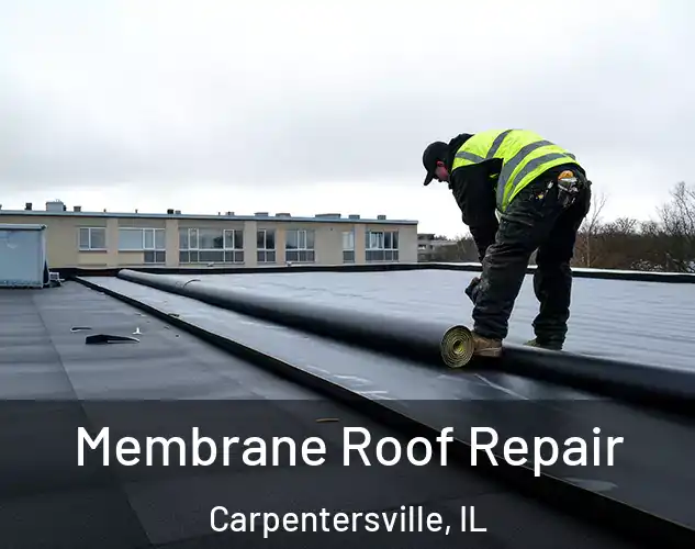  Membrane Roof Repair Carpentersville, IL