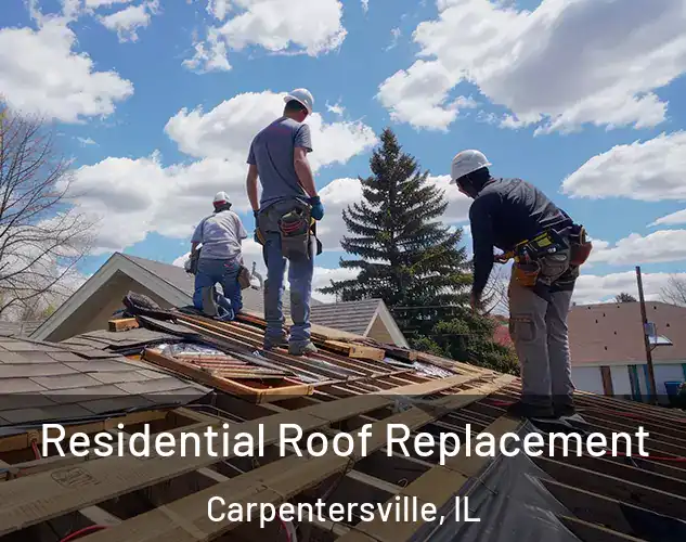  Residential Roof Replacement Carpentersville, IL