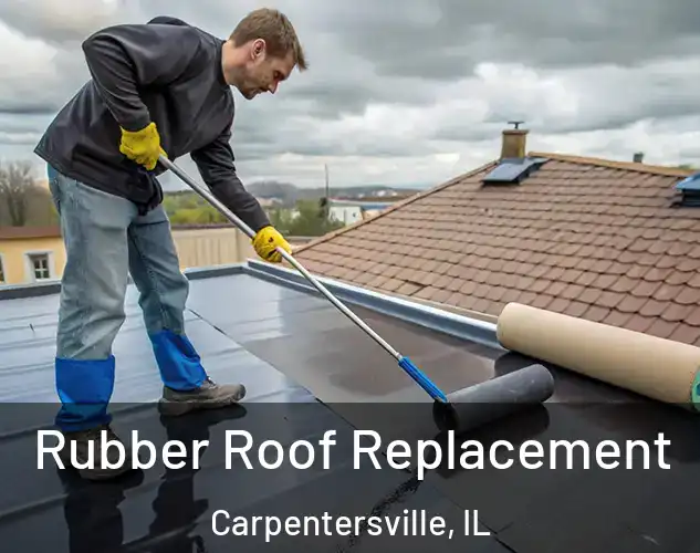  Rubber Roof Replacement Carpentersville, IL