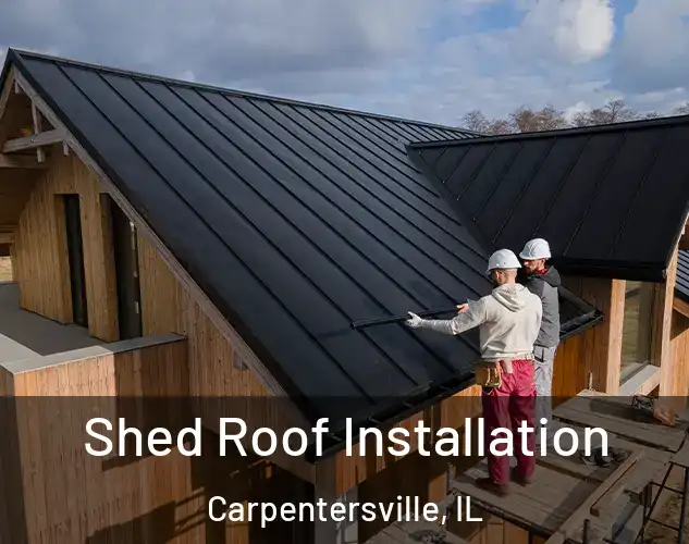  Shed Roof Installation Carpentersville, IL